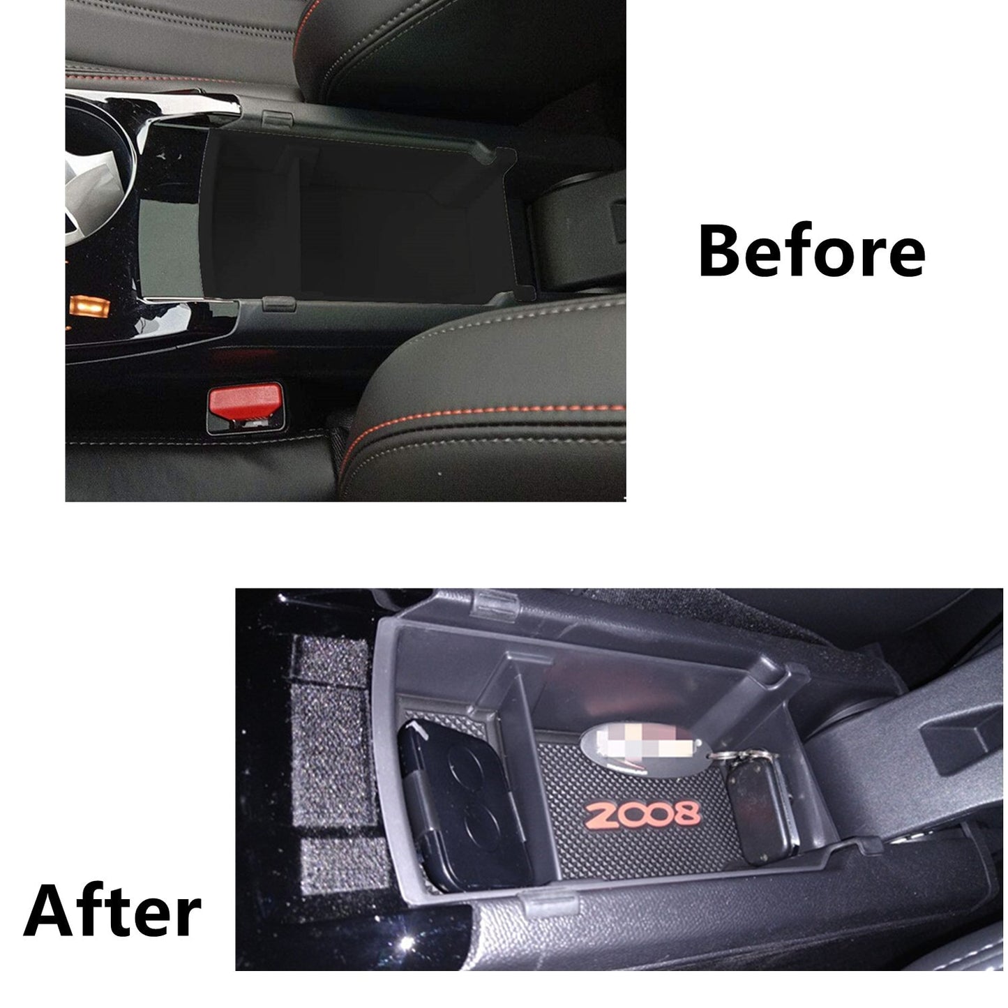 Peugeot 2008 / e-2008 Ablagekasten Mittelkonsole Armlehne Aufbewahrungsbox