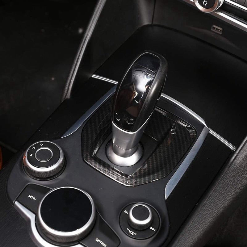 Alfa Romeo Giulia Stelvio Schaltehebel Getriebe Gehäuse Mittelkonsole Abdeckung
