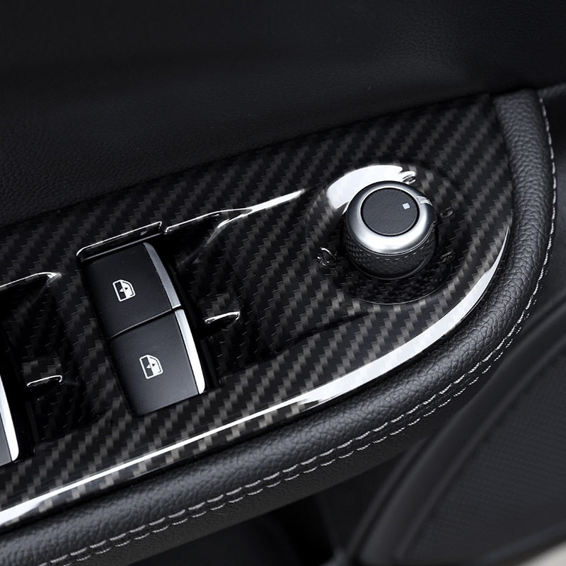 Alfa Romeo Giulia Fenster Heber Schalter Taster Abdeckung Rahmen