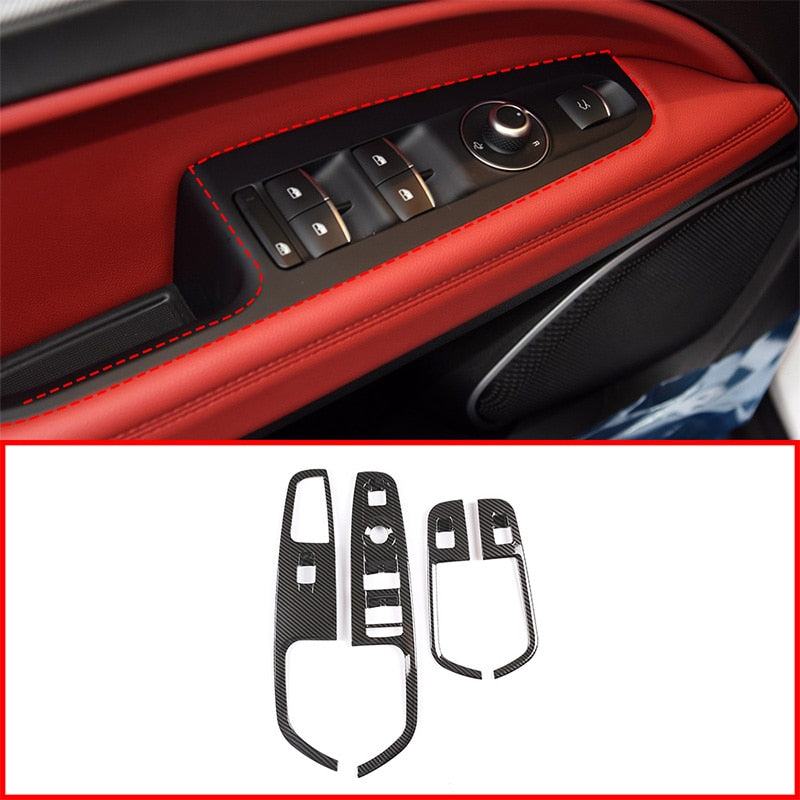 Alfa Romeo Stelvio Fenster Heber Schalter Taster Abdeckung Rahmen