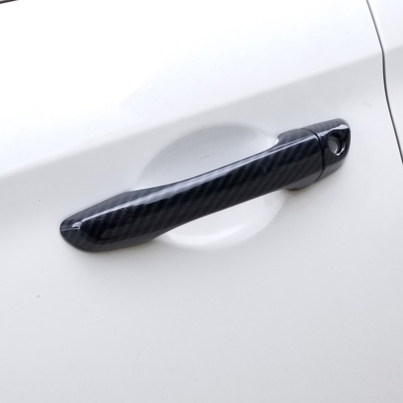 Hyundai Elantra AD Chrom Carbon Türgriff Außen Tür Abdeckung Rahmen
