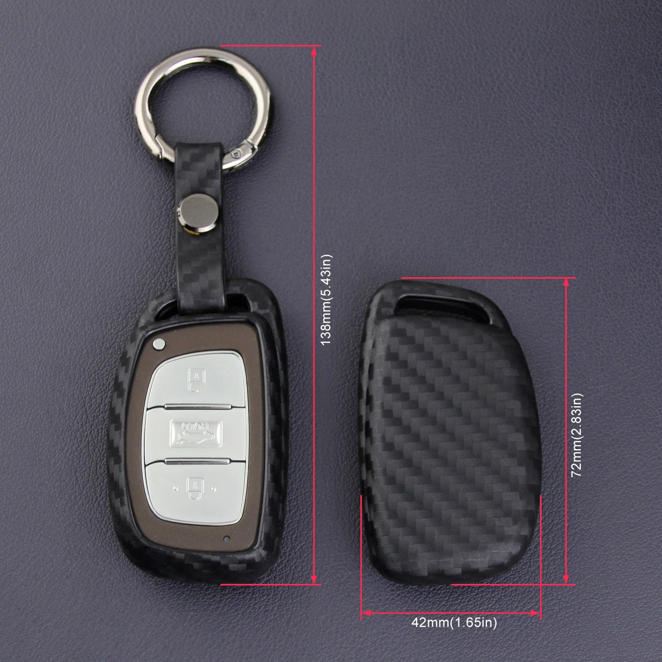 Hyundai Elantra Tucson Sonata Kieselgel Auto Schlüssel Schutz Hülle Etui