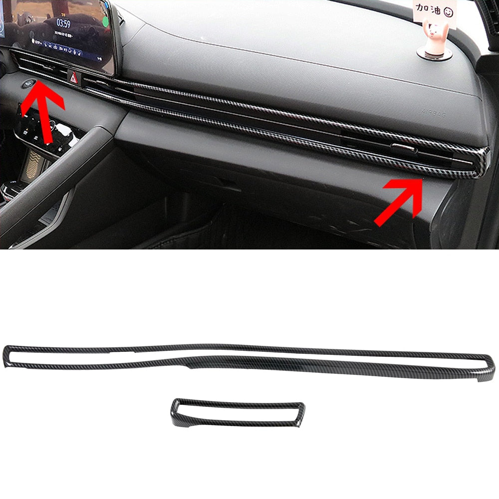 Hyundai Elantra CN7 Mittelkonsole Luftdüsen Lüftungsgitter Lüftungsschacht Rahmen Abdeckung