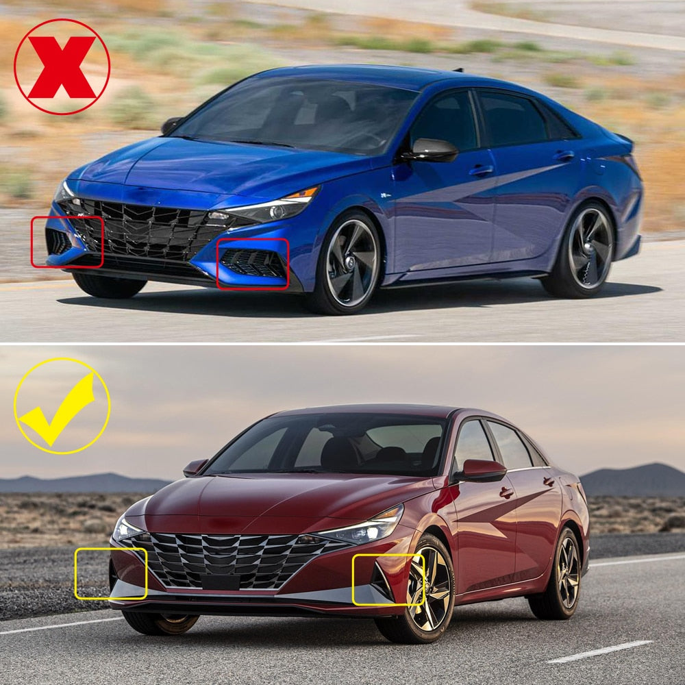 Hyundai Elantra CN7 Nebelscheinwerfer Licht Vorne Abdeckung Rahmen