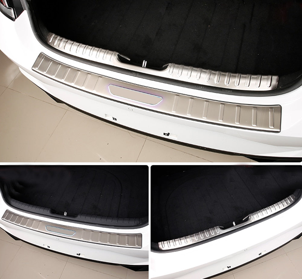Hyundai Elantra CN7 Edelstahl Ladekantenschutz Kofferraum Stoßstange Schutz