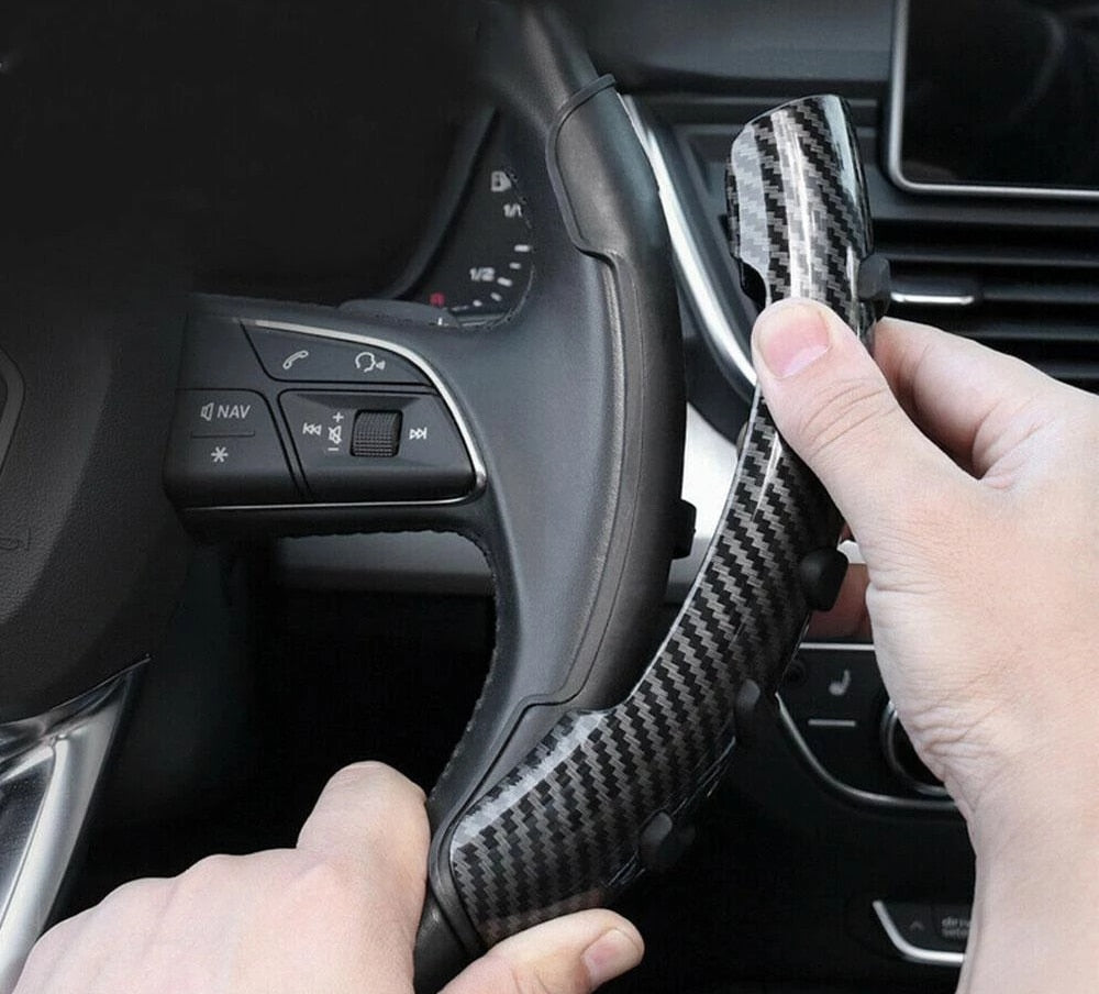 Audi Lenkrad Handgriff Carbon Imitation Schutz Abdeckung