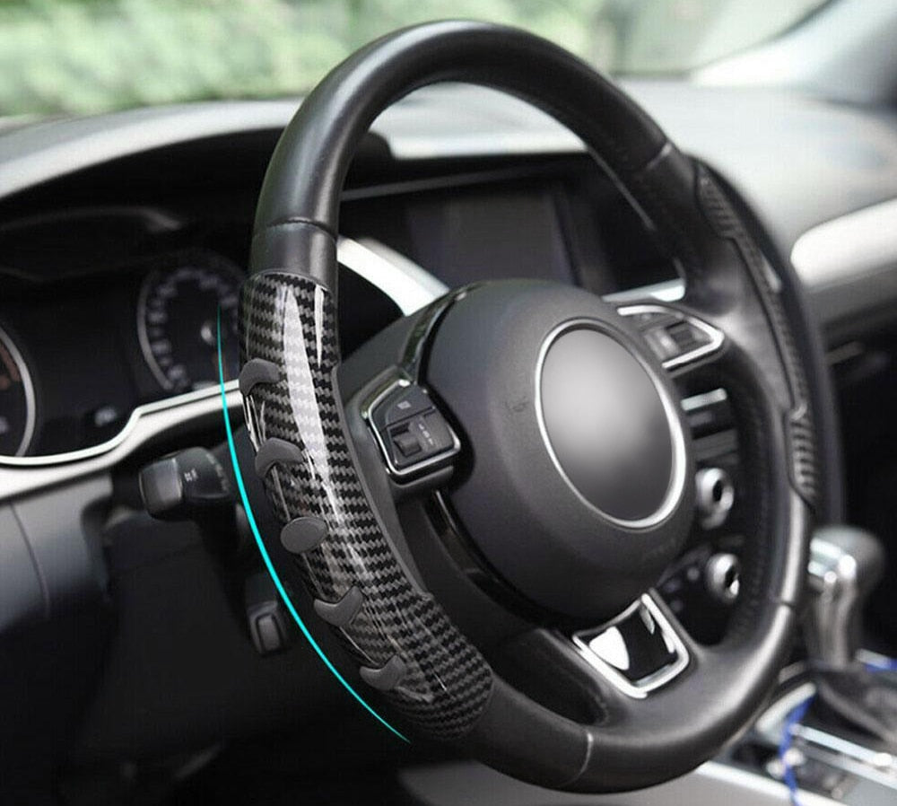 Audi Lenkrad Handgriff Carbon Imitation Schutz Abdeckung