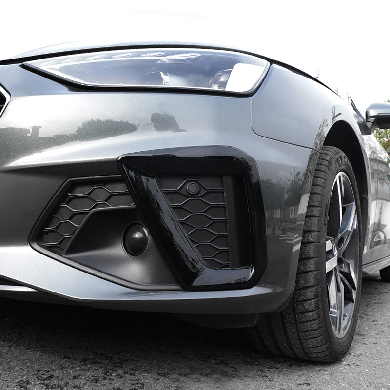 Audi A4 B9 Nebelscheinwerfer Licht Vorne Kühlergrill Gitter Abdeckung Rahmen