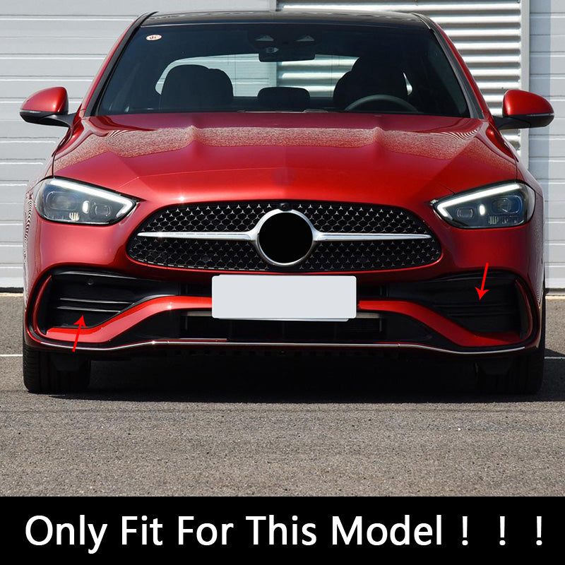 Mercedes C W206 Kühlergrill Vorne Leiste Nebelscheinwerfer Abdeckung