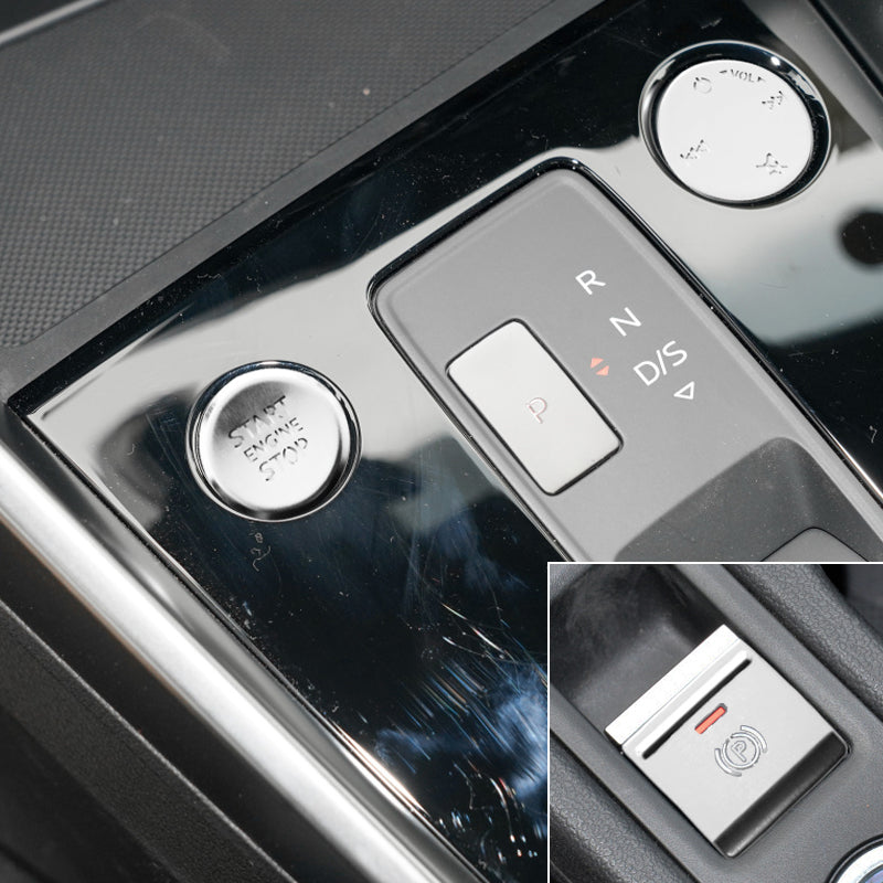 Audi A3 8Y Mittelkonsole Shaltehebel Start Stop Handbremse Knopf Abdeckung