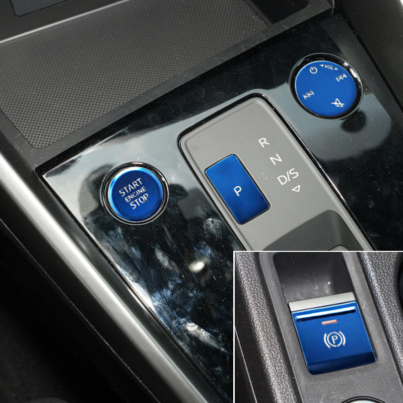 Audi A3 8Y Mittelkonsole Shaltehebel Start Stop Handbremse Knopf Abdeckung