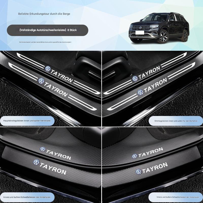 Einstiegsleisten & Türschweller-Schutz für VW Tayron 2024 – Edelstahl Einstiegsleisten mit Begrüßungsfunktion, Innenraum-Zubehör & Dekorleisten
