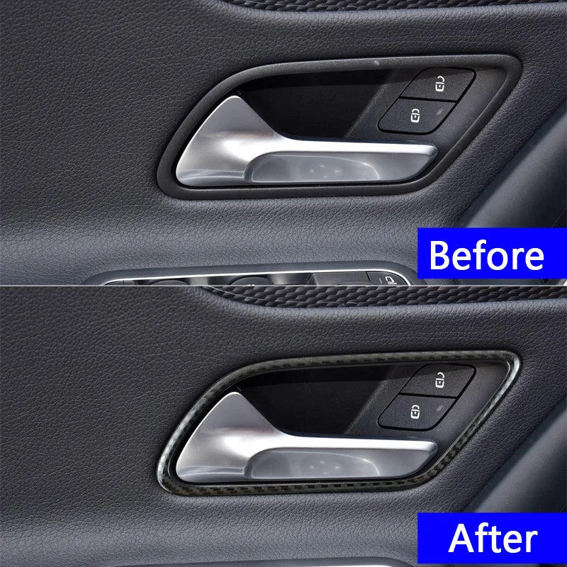Mercedes A W177 / CLA C118 Edelstahl Türgriff Tür Innerer Abdeckung Rahmen