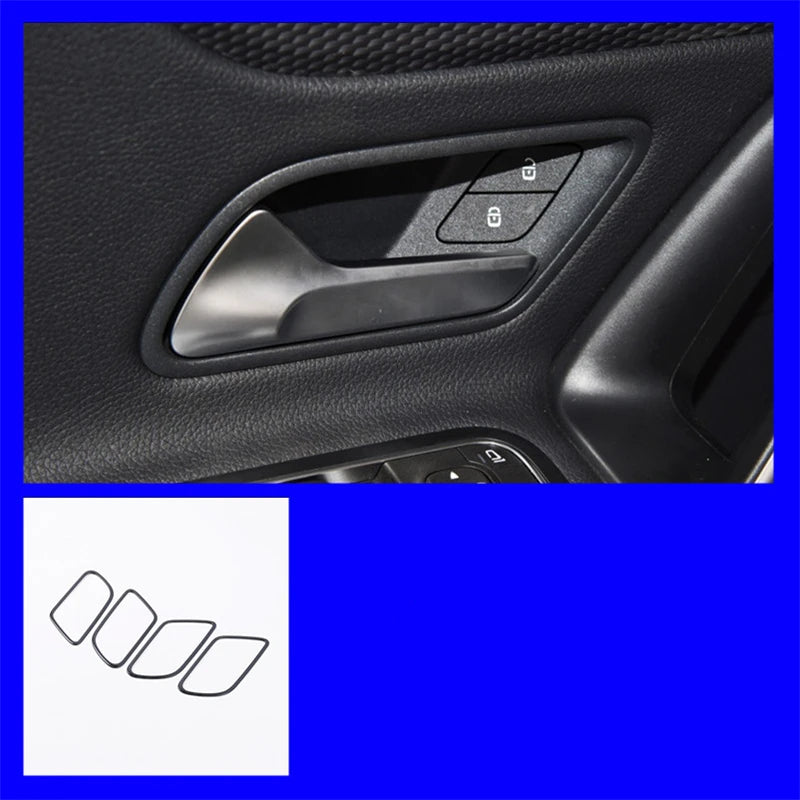 Mercedes A W177 / CLA C118 Edelstahl Türgriff Tür Innerer Abdeckung Rahmen