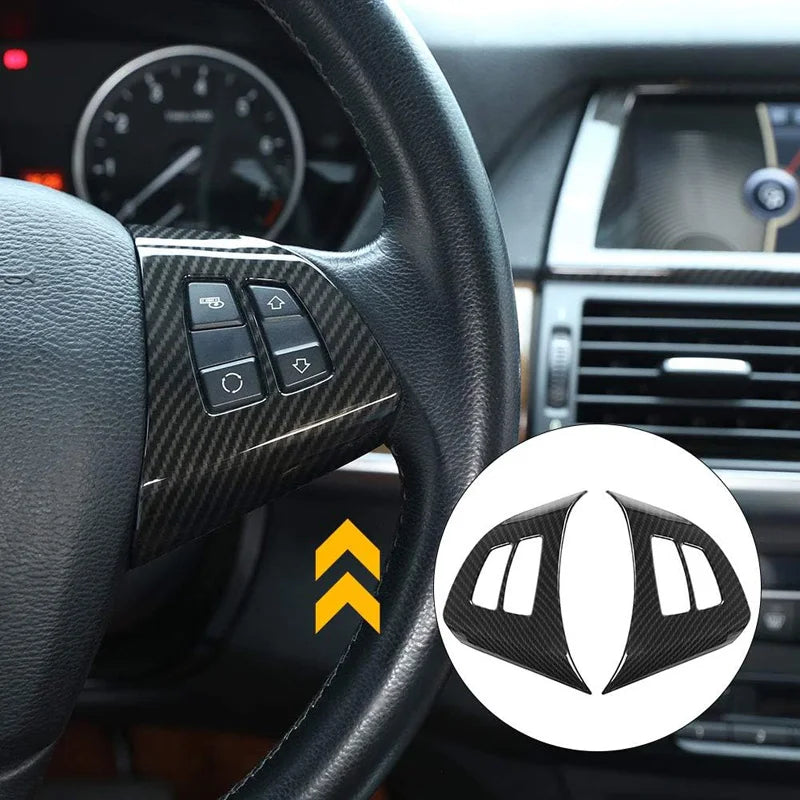 BMW X5 E70 X6 E71 Lenkrad Tasten Lenkradbezug Abdeckung Rahmen