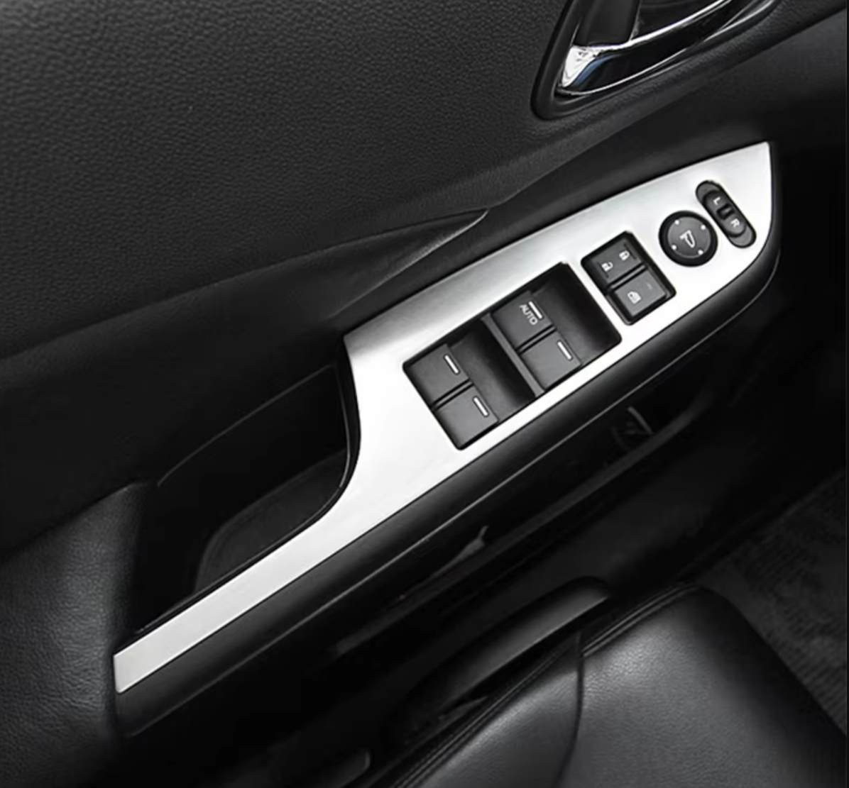 Honda CRV Chrom Abdeckung Fenster Heber Schalter Taster Rahmen