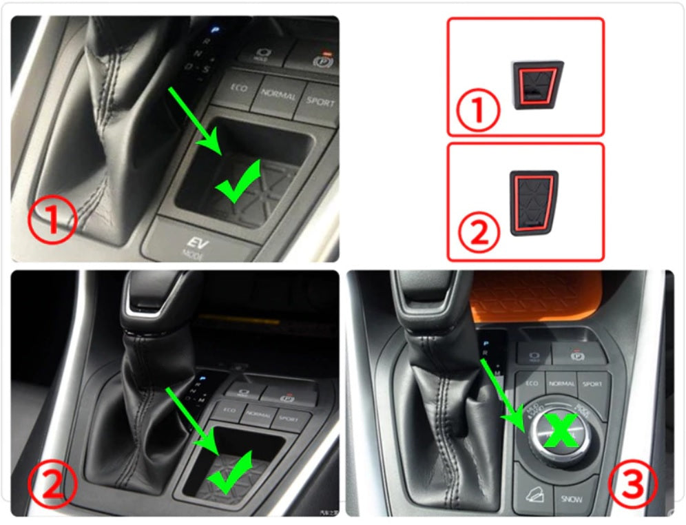 Toyota RAV4 XA50 Antirutschmatte Gummimatten Rutschfeste Matten