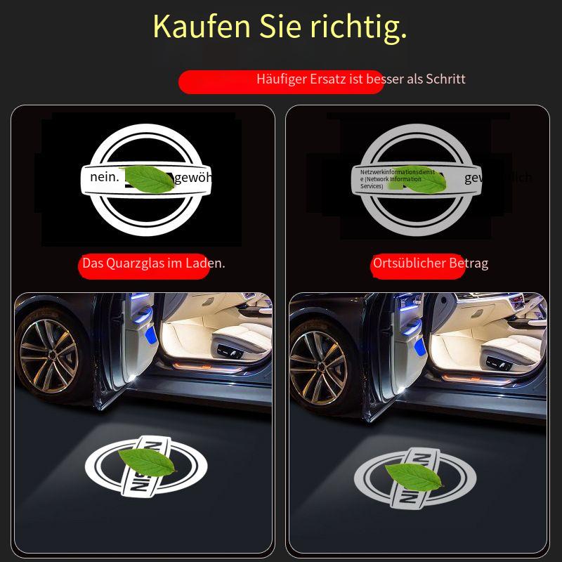 Nissan Türprojektor – LED Willkommenslicht, Türbeleuchtung für Nissan Teana, X-Trail, Pathfinder, Tuning Zubehör