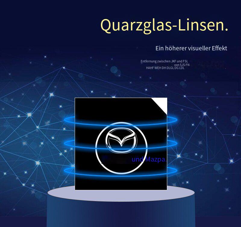 LED Willkommenslicht Türprojektor für Mazda Kompatibel mit: Mazda 6, Mazda 8, Ruiyi, alte & neue Atenza Modelle
