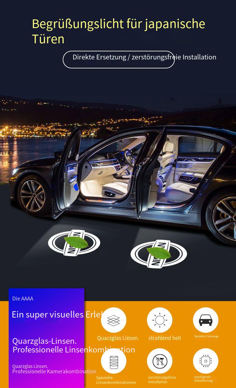 Nissan Türprojektor – LED Willkommenslicht, Türbeleuchtung für Nissan Teana, X-Trail, Pathfinder, Tuning Zubehör