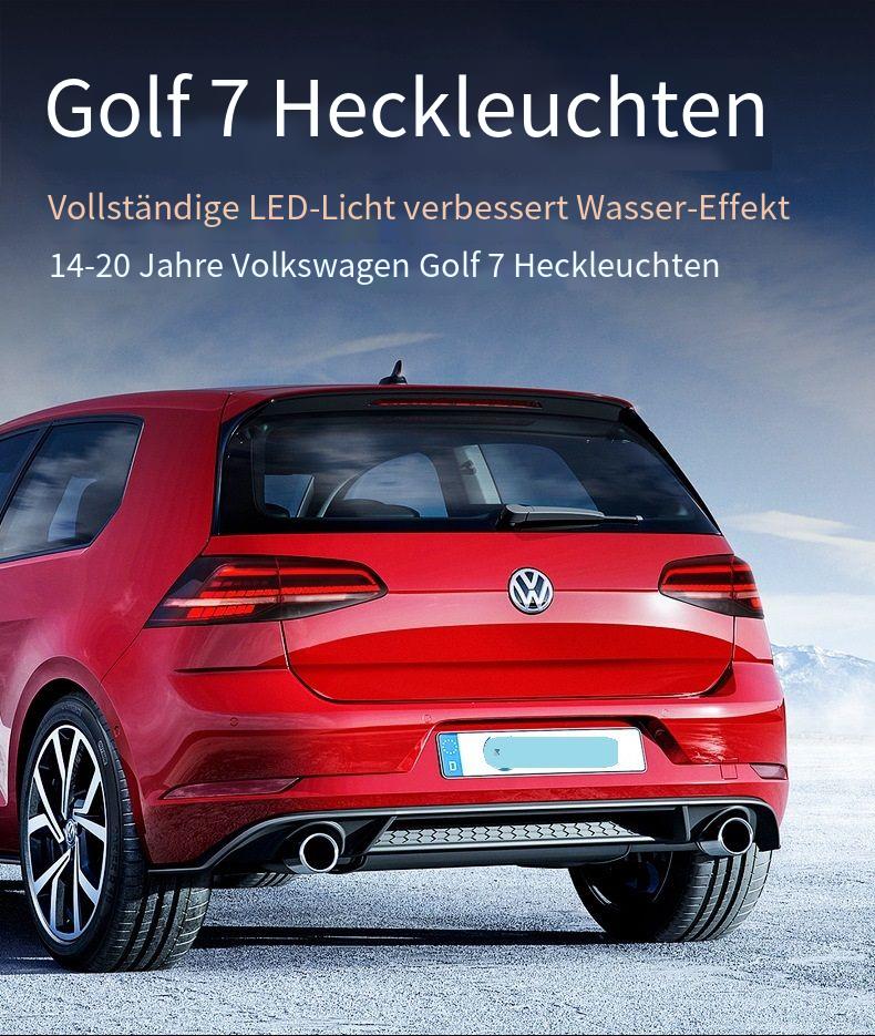 LED Rückleuchten-Set für VW Golf 7 (2014–2020) – Dynamischer Blinker & Bremslicht – Tuning Heckleuchten im OEM-Stil
