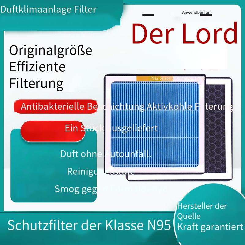 Geeignet für MG Duft-Klimaanlagenfilter, Aktivkohle N95-Grad, Auto-Klimaanlagenfilter, PM2.5-Filterung (Copy)