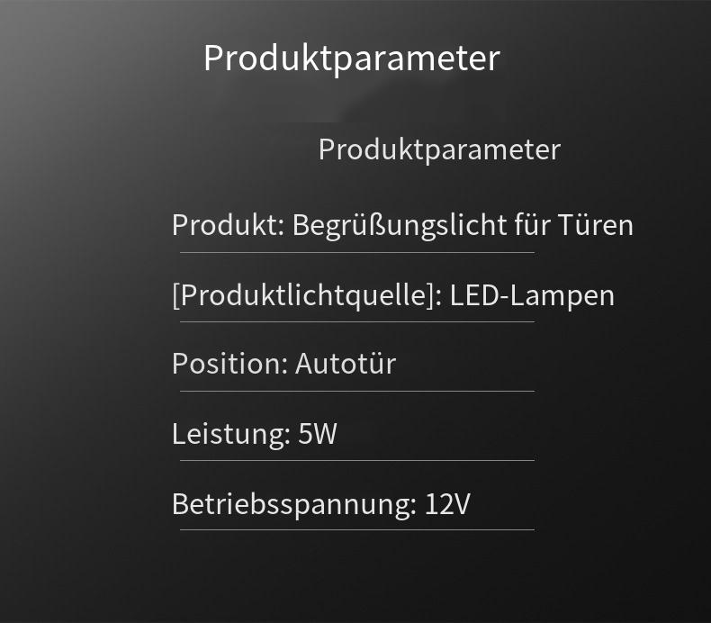 Nissan Türprojektor – LED Willkommenslicht, Türbeleuchtung für Nissan Teana, X-Trail, Pathfinder, Tuning Zubehör