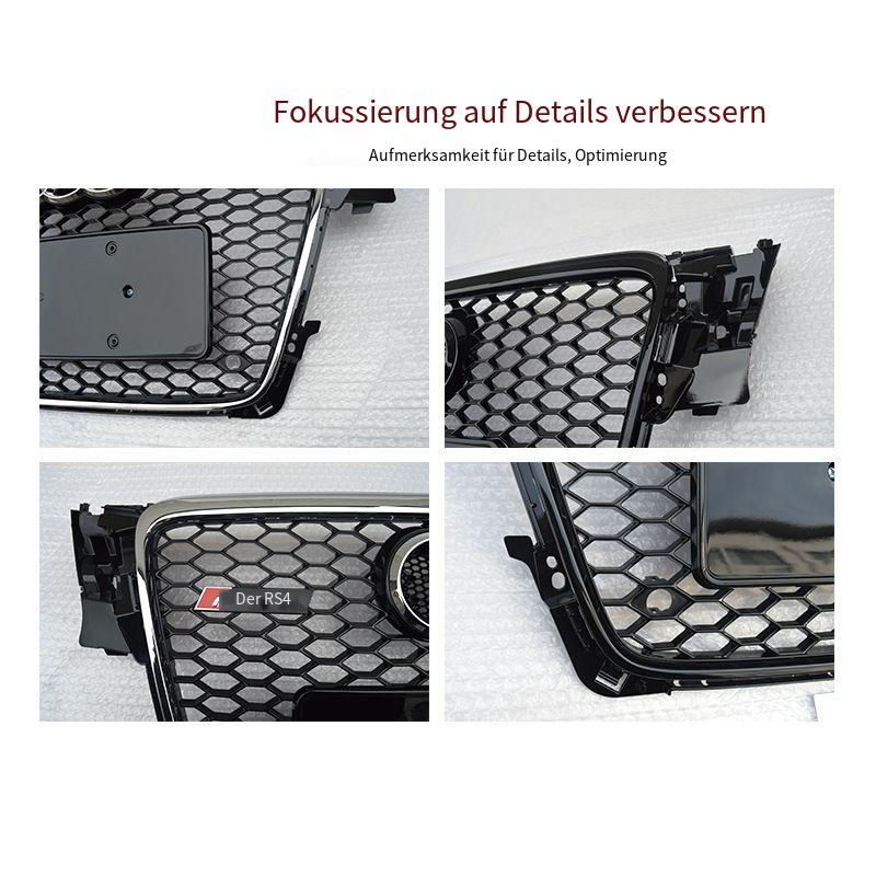 Audi A4 B8 RS4 Kühlergrill Tuning | Frontstoßstange Lüftungsgitter 2008–2012