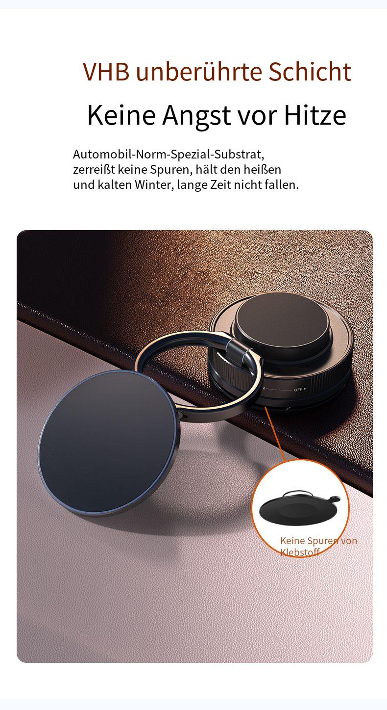 2025 Magnetische Handyhalterung Auto – Magsafe-kompatibel mit Vakuumsaugnapf & kabelloser Ladefunktion, Universal für iPhone & Android