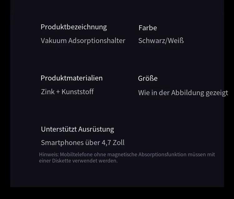 Magnetische Handyhalterung fürs Auto – Magsafe-kompatibel, drehbar & faltbar, starker Vakuumsauger, rückstandsfrei, Epoxidharz-Design
