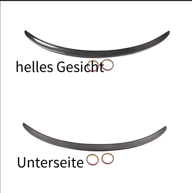 Für Tesla Heckspoiler Model 3 Originalversion Echte Kohlefaser Heckspoiler 1-teil Set