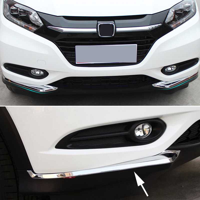 Honda HRV Chrom Kühlergrill Gitter Niere Streifen Abdeckung Leiste