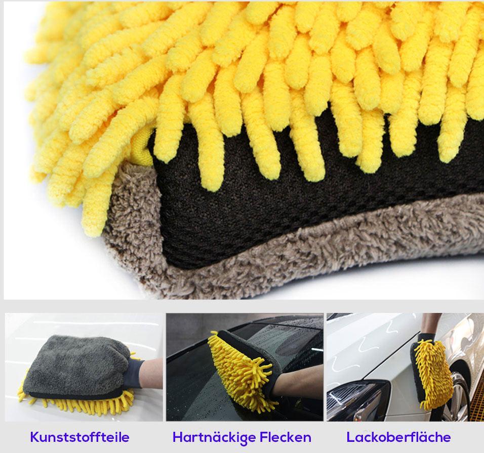 Mikrofaser Handschuh für Auto Putzen oder Wachsen