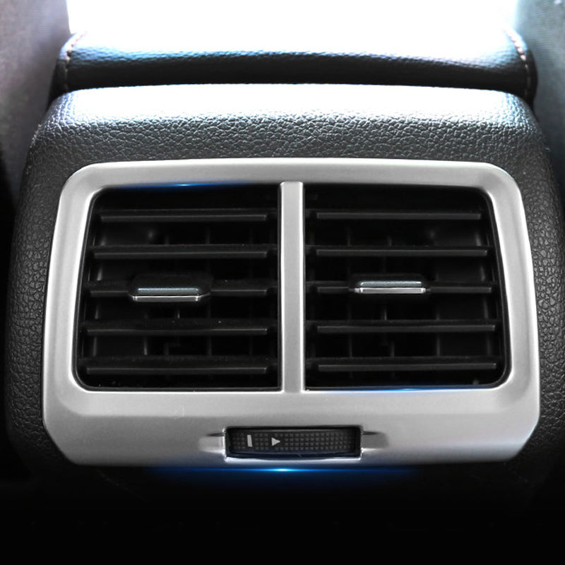 VW Golf 7 Variant SW Chrom Mittelkonsole Armlehne Luftdüsen Lüftung Abdeckung Rahmen