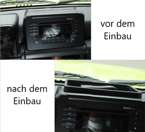 Suzuki Jimny 4 Armaturenbrett Ablagekasten Telefon Halter