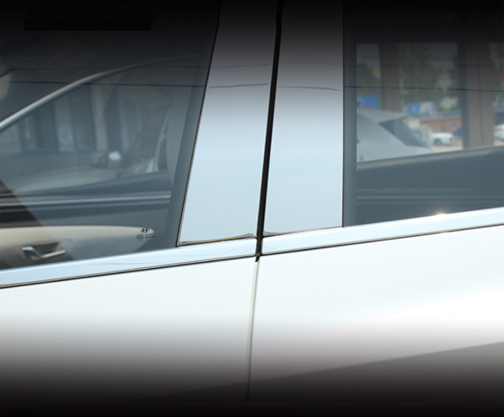 Hyundai Tucson NX4 Türzierleisten Fenster B C Säule Türsäule Abdeckung