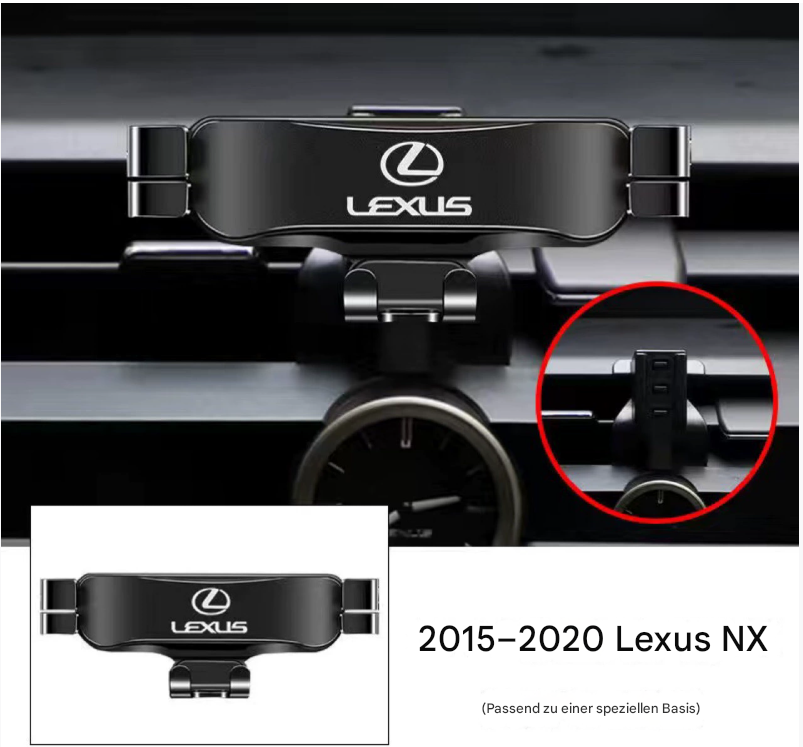 Lexus NX200 ES200 ES300h RX300 Handyhalterung – Spezielle Navigationshalterung für Armaturenbrett