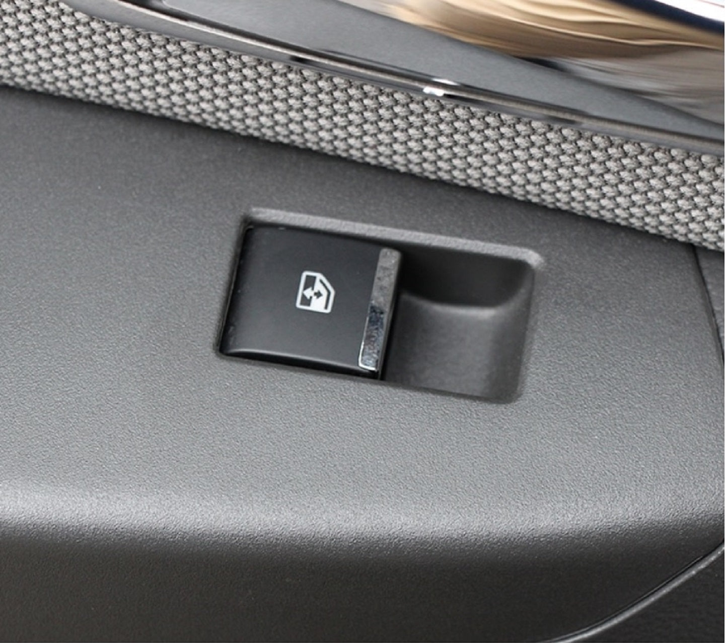 Opel Mokka X Edelstahl Fenster Heber Schalter Knopf Abdeckung
