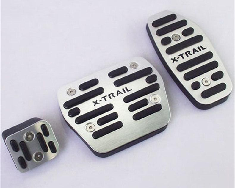 Nissan X-Trail T32 Pedal Auflagen Kappen Gaspedal Kupplung Bremse Fußstütze