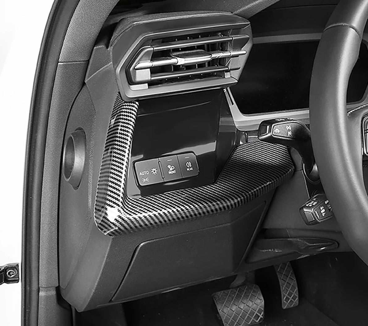 Audi A3 8Y Armaturenbrett Mittelkonsole Leiste Luftdüsen Bildschirm Abdeckung