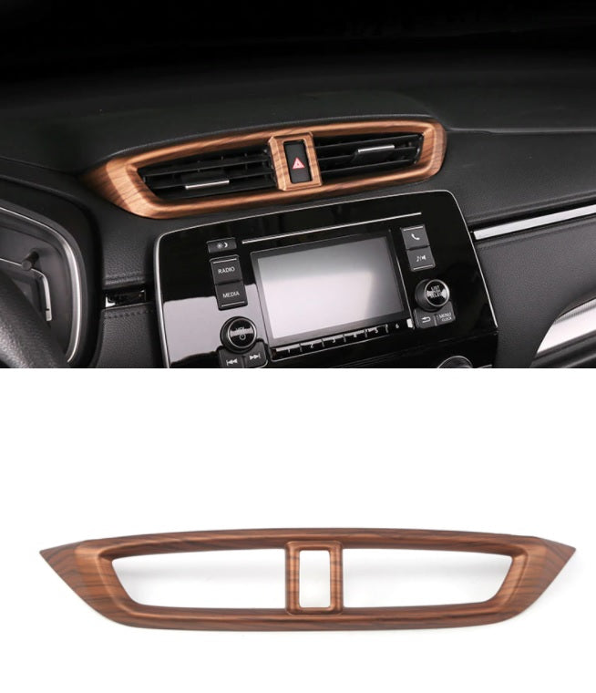 Honda CRV Holz Imitation Armaturenbrett Mittelkonsole Abdeckung Rahmen