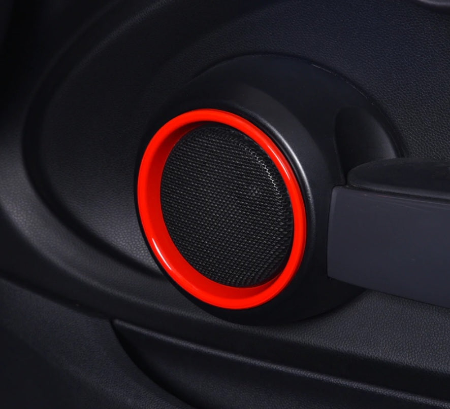 Mini Hatch Cooper Tür Lautsprecher Ringe Rahmen Abdeckung