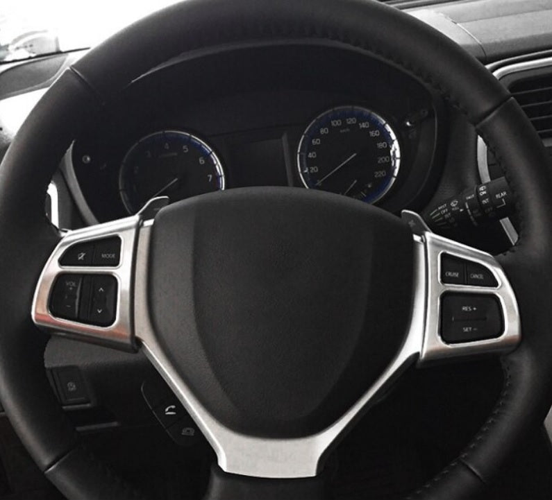 Suzuki SX4 S-Cross 2 Chrom Lenkradbezug Lenkradhülle Abdeckung Rahmen