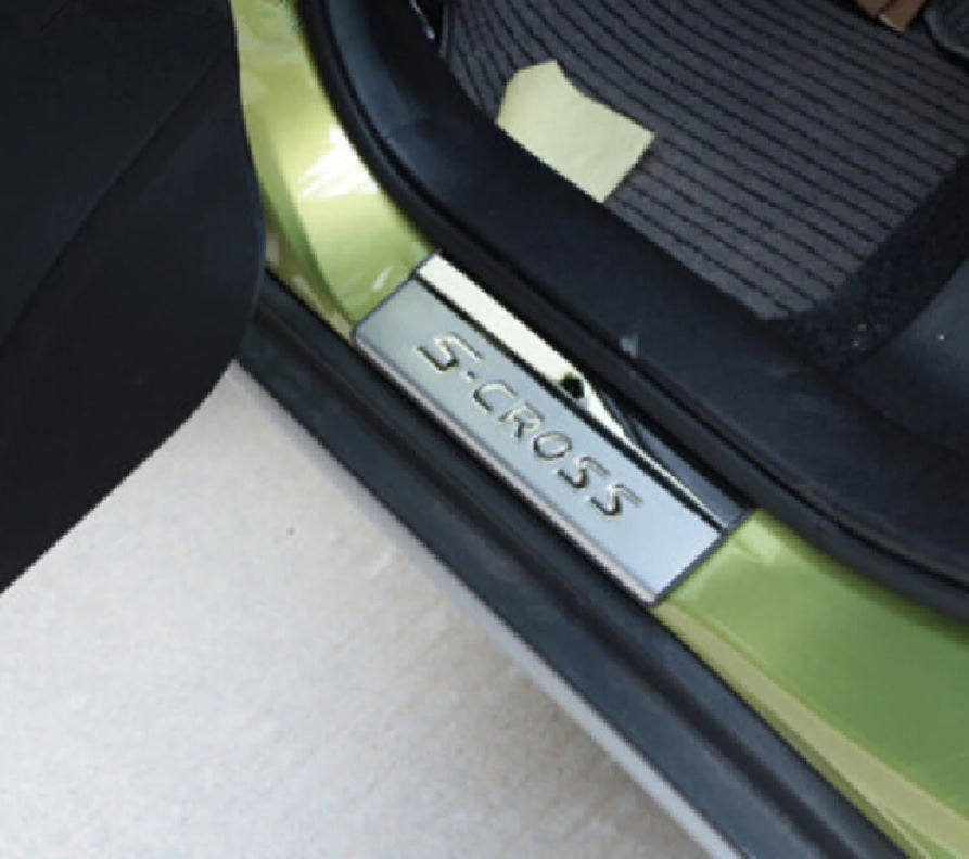 Suzuki SX4 S-Cross 2 Edelstahl Einstiegs Leisten Tür Schweller Auflage Abdeckung