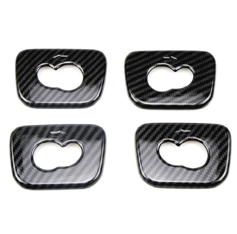 Volvo XC60 SPA Chrom Carbon Dach Haken Hinten Abdeckung
