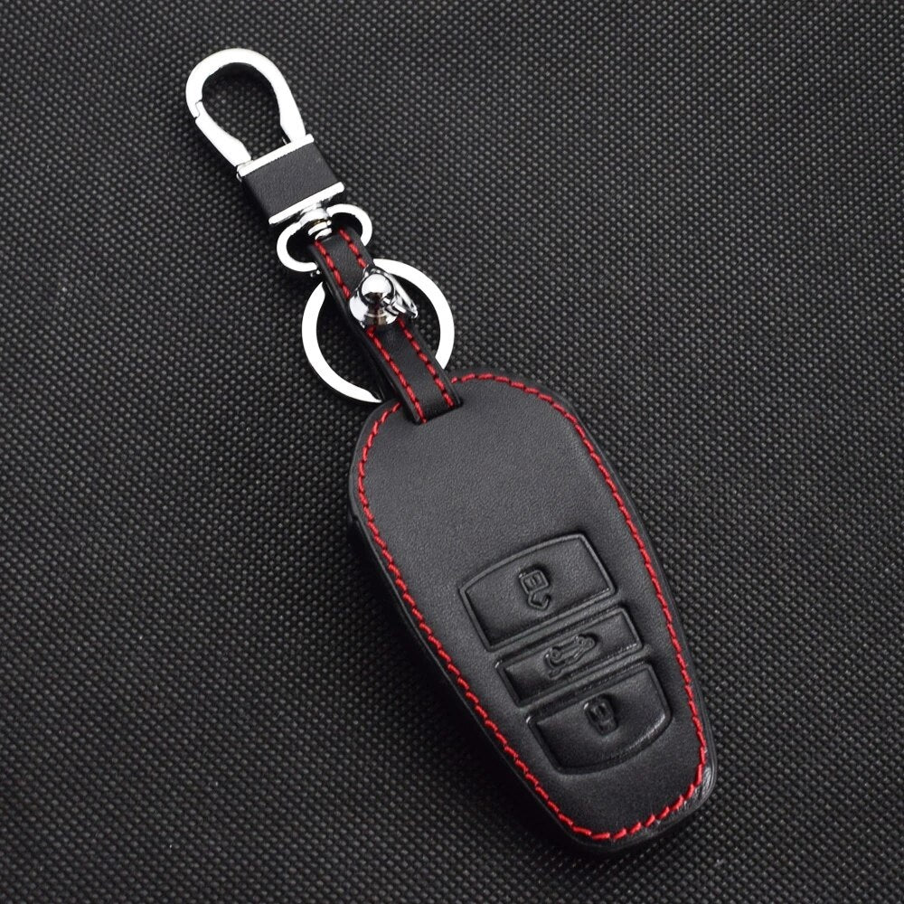 VW Touareg 2 7P Leder Schlüssel Schutz Hülle Etui