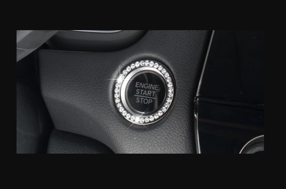Suzuki Vitara 4 LY Glizernt Start Stop Knopf Ringe Abdeckung