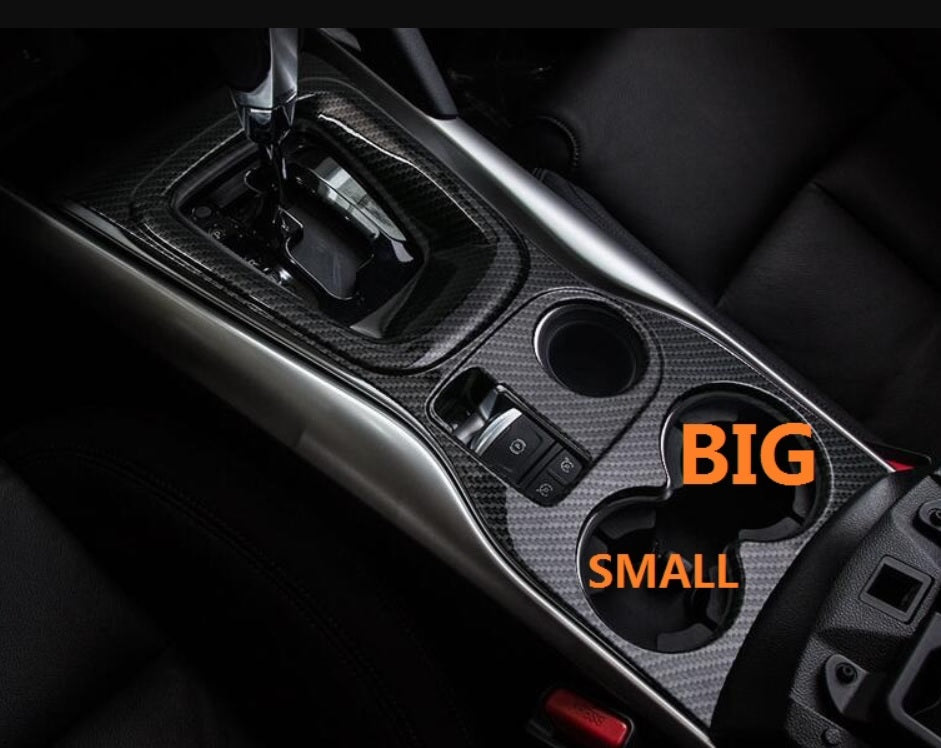 Renault Kadjar Chrom Carbon Schaltehebel Getriebe Getränke Halter Abdeckung