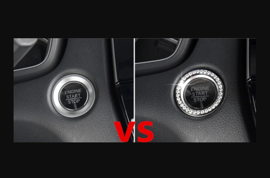 Suzuki Vitara 4 LY Glizernt Start Stop Knopf Ringe Abdeckung