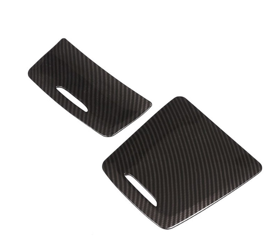 Mercedes A W176 / CLA C117 X117 / GLA X156 Chrom Carbon Mittelkonsole Ablagekasten Abdeckung